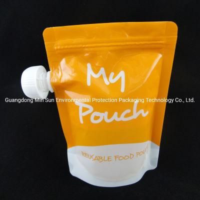 Custom Printing Stand up Pouch Spout Bag with Zipper