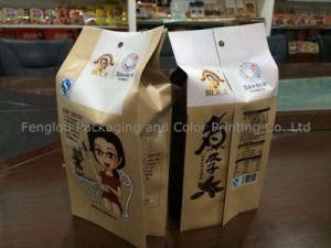 High Quality Customized Matt Snack Side Gusset Kraft Paper Aluminum Foil Plastic Bags