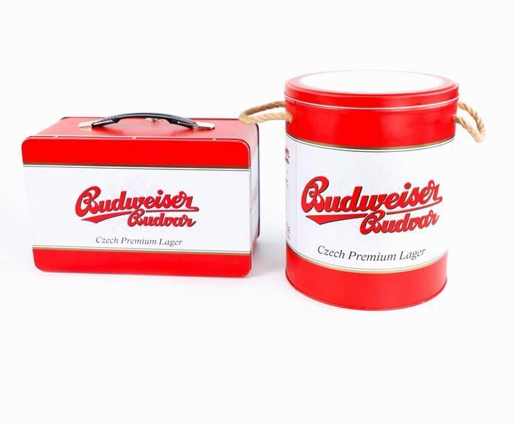 Wholesale Empty Beer Tin Box Food Storage Lunch Tin Box