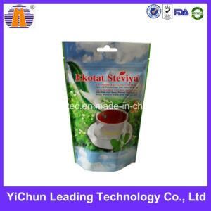 Hanger Plastic Aluminum Foil Stand up Tea Packing Ziplock Bag