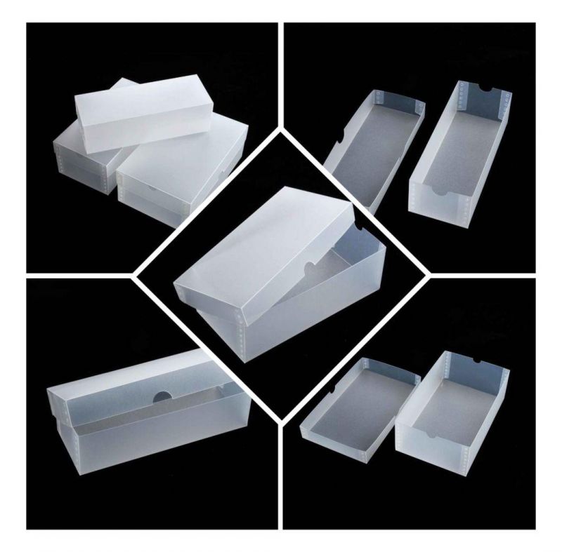 Custom PP Frosting Clear Plastic Storage Boxes