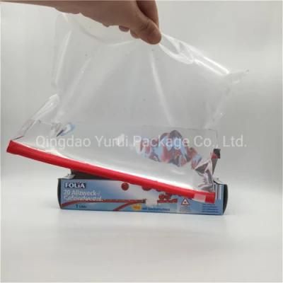 Custom Printing Flat Bottom Resealable LDPE Slider Zip Lock Plastic Packaging Bag