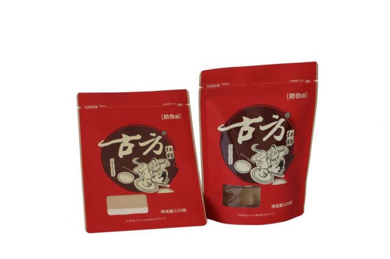 Packed Powder Food Plastic Bag with Zip Lock