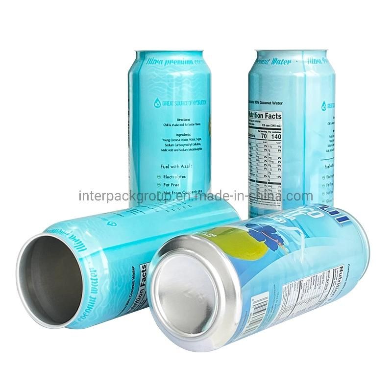 490ml Sleek Aluminium Can for Packing Drink Wholesale Aluminum Bottle Aluminum Beer Cans