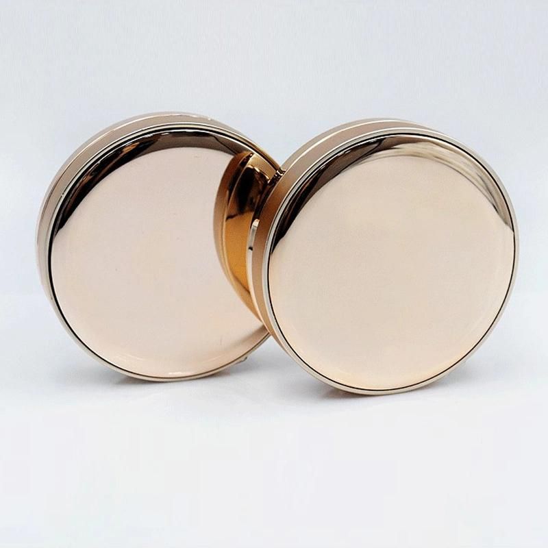 Hot Sale Bb Air Cushion Case Gold Round Air Cushion Foundation Case Cushion Foundation Packaging Case Bb Cream Container