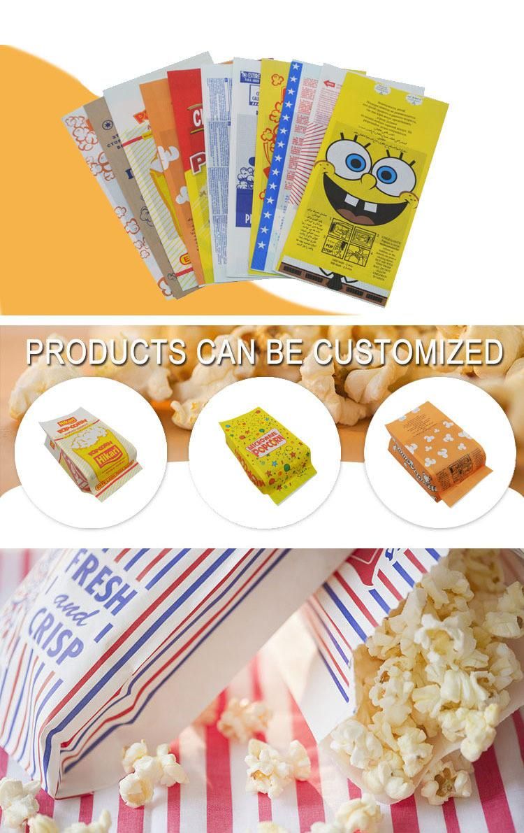 Micro-Wave Popcorn Bag/Paper Poprcorn Pouch/Eco-Friendly Popcorn Bag