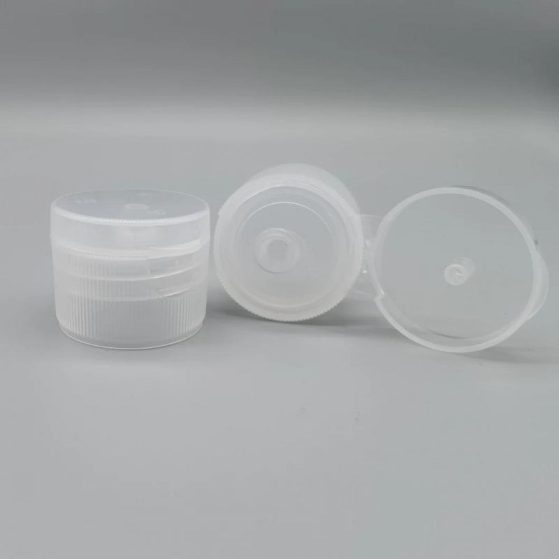 Flip Top Cap Flip Top Plastic Cap 28/410 Ribbed Collar Screw Cap Flip Top Lid