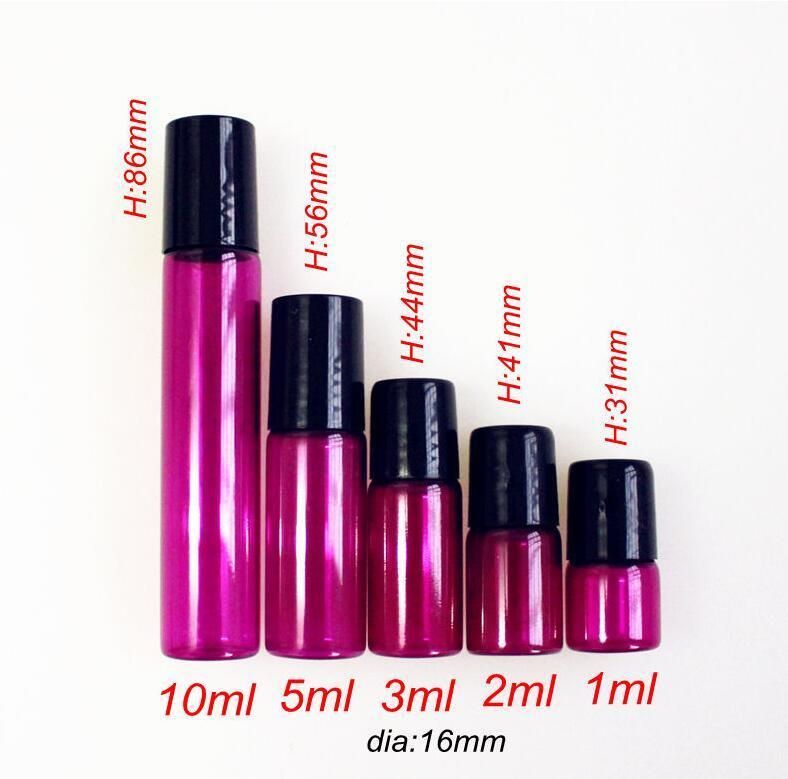 1ml, 2ml, 3ml, 5ml, 10ml Roll on Glass Bottle