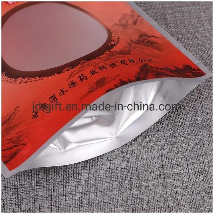 Stand up Zipper Pouch Mix Cashew Nut Dried Peanut Food Plastic Packaging Bag with Window