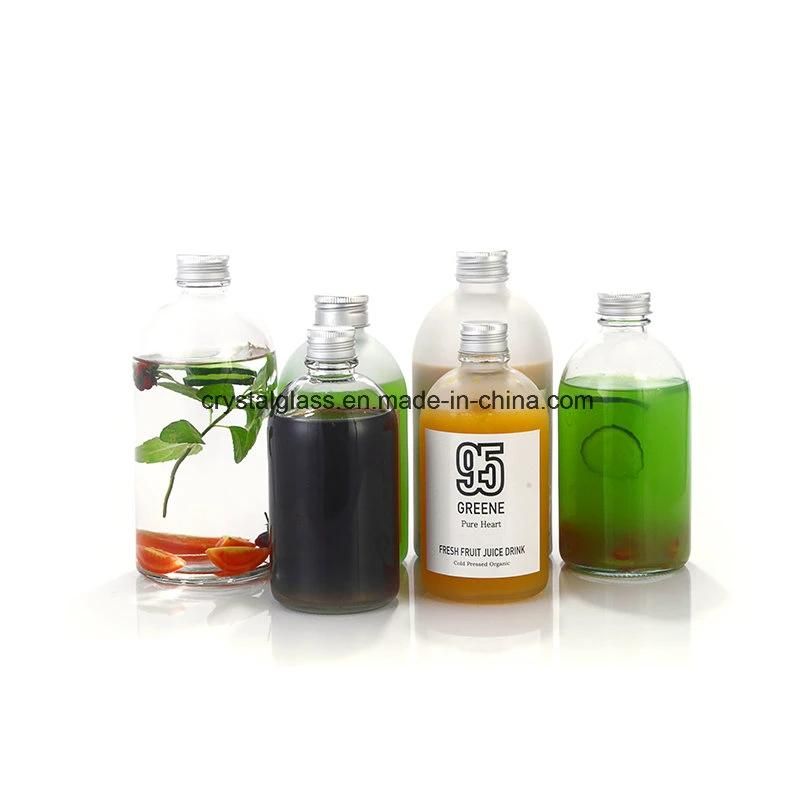 Beverage Glass Juice Bottles Milk Packing