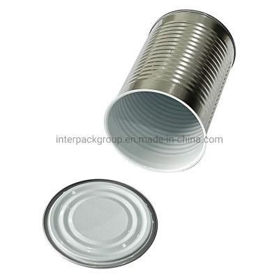 Round Tin Can Without Printing