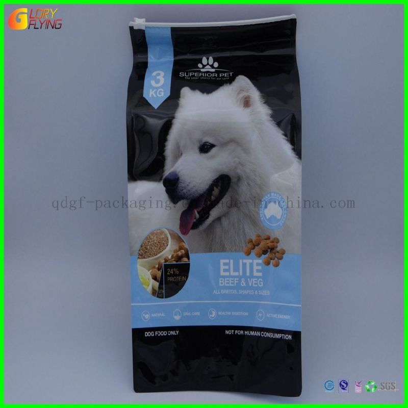 Multicolor Printed Stand Bag Plastic Zipper Bag for Pet Food