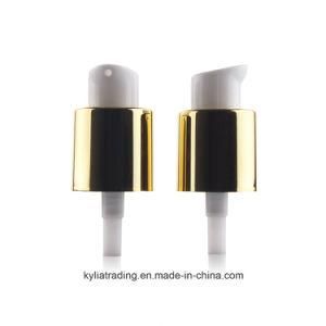 20/410 Shiny Gold Aluminum Lotion Pump