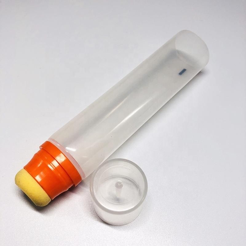 High Quality Clear Soft Plastic Tube with Sponge Tip Applicators