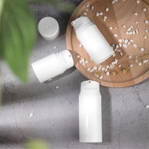 30ml 50ml 80ml 100ml 120ml 150ml White Press Lotion Airless Plastic Bottle