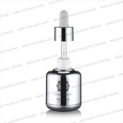 Cosmetic Serum Dropper Plastic 30ml Bottle for Skin Care Packing