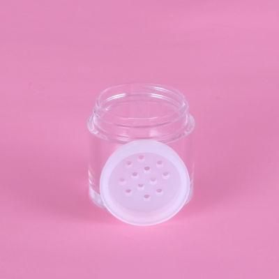 China Supply Empty Plastic Transparent Loose Powder Box for Loose Powder Acrylic Powder