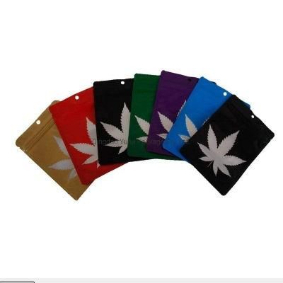 Popular Soft Touch Stand up Child Resistant Plastic Matte Weed Mylar Bags