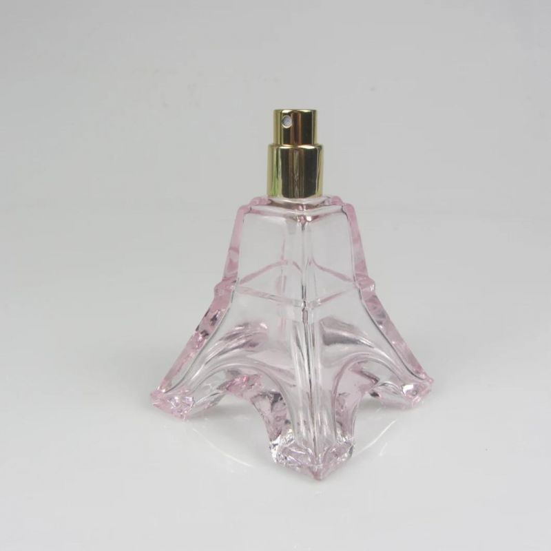 50ml Rectangle Transparent Empty Perfume Glass Bottle