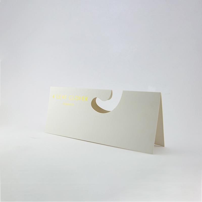 Cheap Price Hole Handle Cardboard Paper Fabric Sample Display Hanger