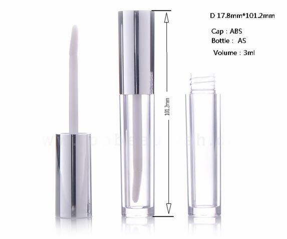 Lip Gloss Vial with DOE Foot Applicator