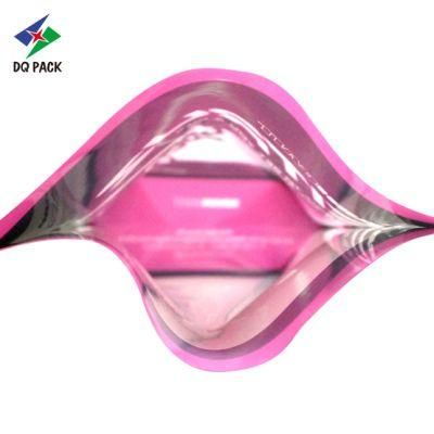 Dq Pack Custom Logo Mylar Bag Flexible Packaging Mylar Bag Pet Food Storage Mylar Bags with Window for Fish Bait Storage