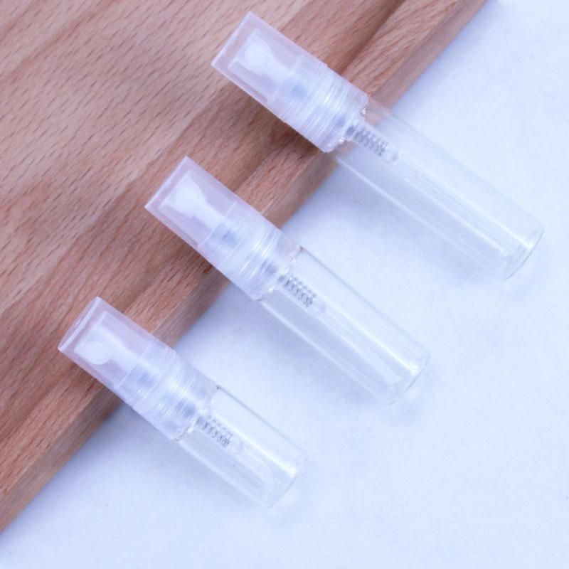 Mini Portable Clear 3ml Glass Bottle Atomizer Refillable Perfume Bottle for Party or Travel Tool