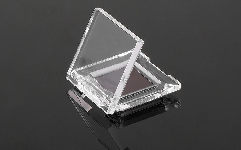 Empty Square 1.5g Single Hole Clear Single Eyeshadow Packaging