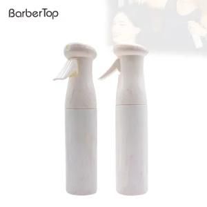 New White Wood Color Spray Bottle 300ml Salon Barber Hair Bottle Water Sprayer Hairdressing Fine Mist Spray Bottle