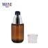 Best-Selling 50ml PETG Brown Amber Plastic Lotion Bottle