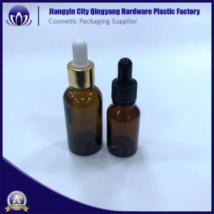 30ml Gold Electroplating Essential Oil Glass Dropper Bottle