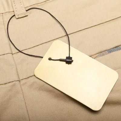 Custom Plastic Garment String Seal Hang Tag (DL59-01-2)