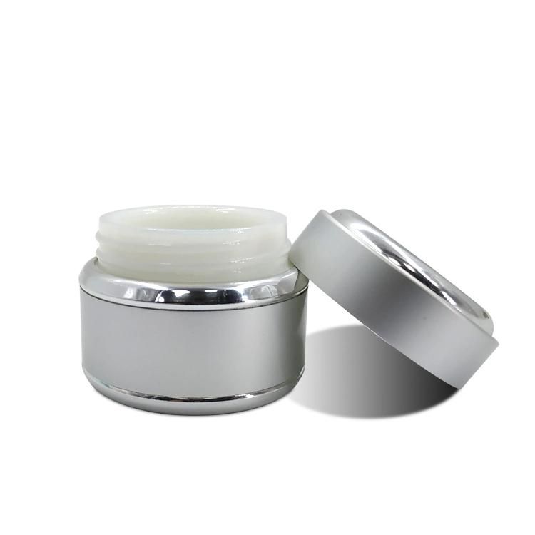 30g 50g Aluminum Plastic Silver Jar for Cosmetic (SKH-1449)