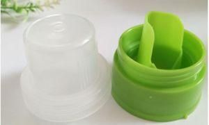 Blue Plastic Detergent Flip Top Cap with Gasket