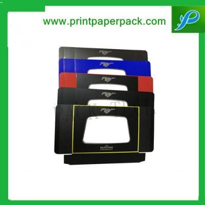 Customized Space Saving Folding Glossy Lamination Card Box