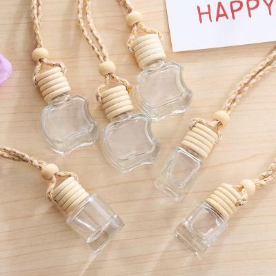 Wholesale Perfume Empty Bottle Pendant Essential Oil Car Hanging Ornament 10ml Car Air Outlet Freshener Bottle