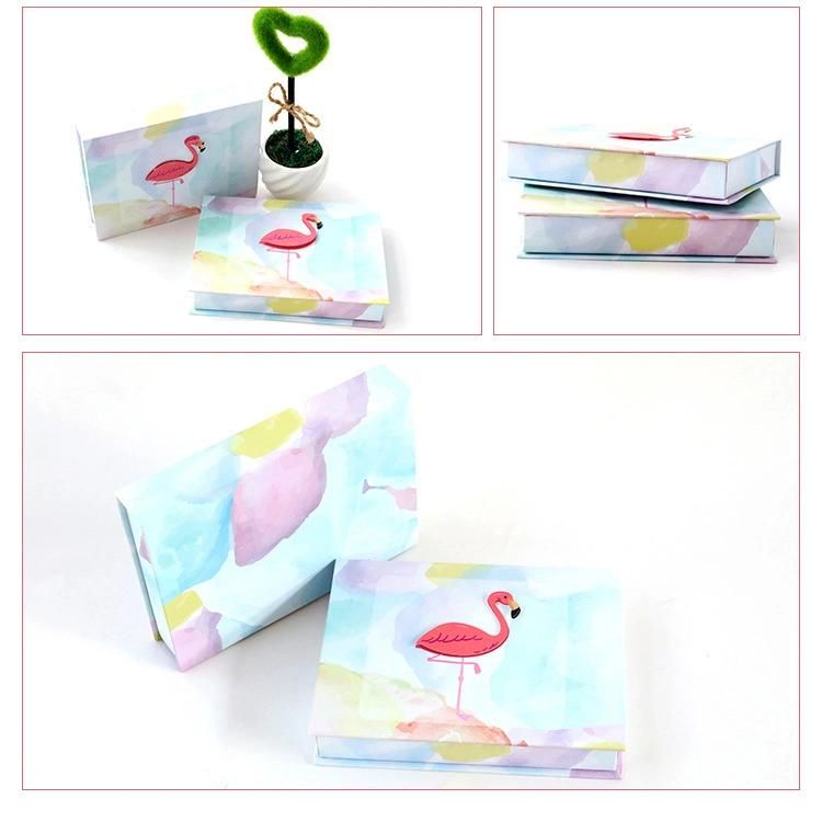 China Wholesale High Quality Custom Made Cardboard Hardcover Magnetic Gift Flamingo Box