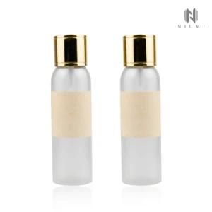 150ml Fine Mist Spray Bottle Pet Metal Plated Spray Make up Plastic Bottle with Cap