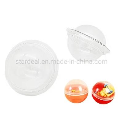 OEM Design Clear Bath Bomb Round Plastic Clamshell Packaging