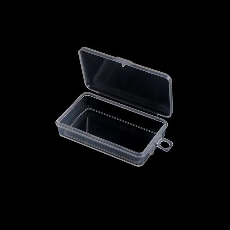 Small Lidded Clear Plastic Transparent Custom Packaging Box for Trifles Parts Tools Storage Box Jewelry Display Box Screw Case