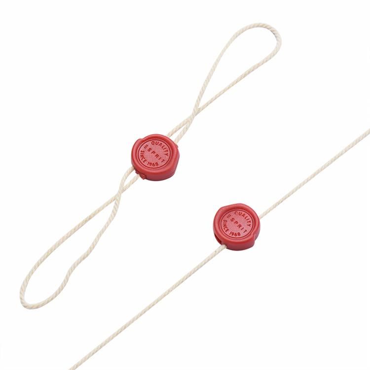 Plastic Locking Hang Tag Seal String Cord for Clothing (DL109-1)