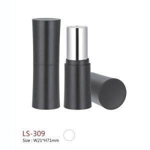 Wholesale Customized Empty Round Plastic Makeup Container Lipstick Tube Cosmetic Packaging