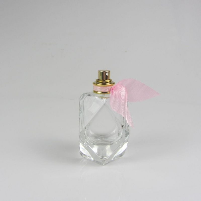 Fashionable Empty Spray Pump Glass Perfume Bottle 55ml