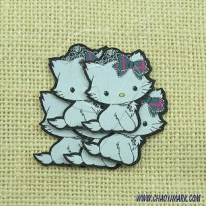 Good Quality Kitten Woven Badge225