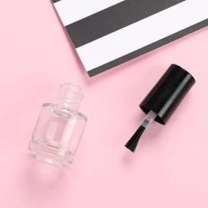 Custom Transparent 10ml 15ml Square Nail Polish Bottle UV Gel Nail Polish Bottle