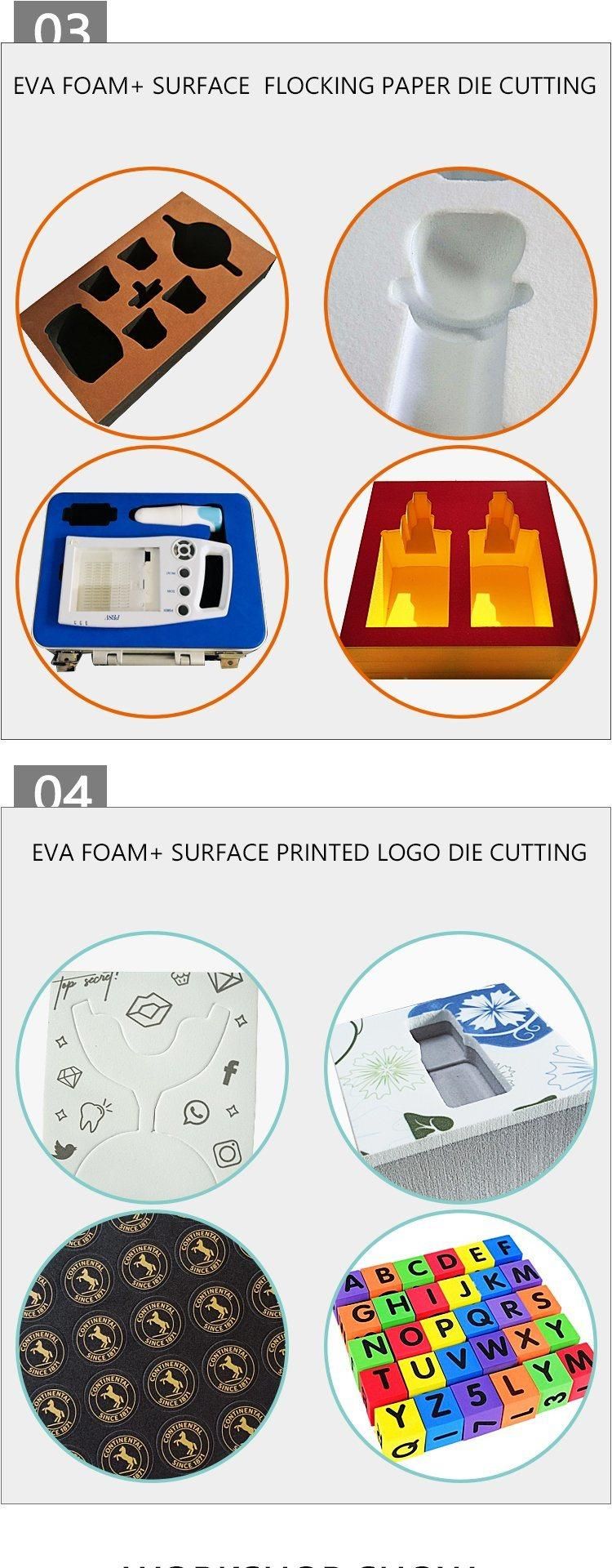 Nontoxic Double Color CNC Cutting EVA Foam Box Insert for Packing Protection