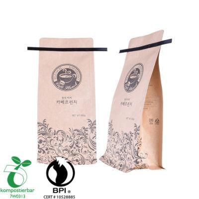 Food Ziplock Square Bottom Coffee Bag Packaging Supplier From China