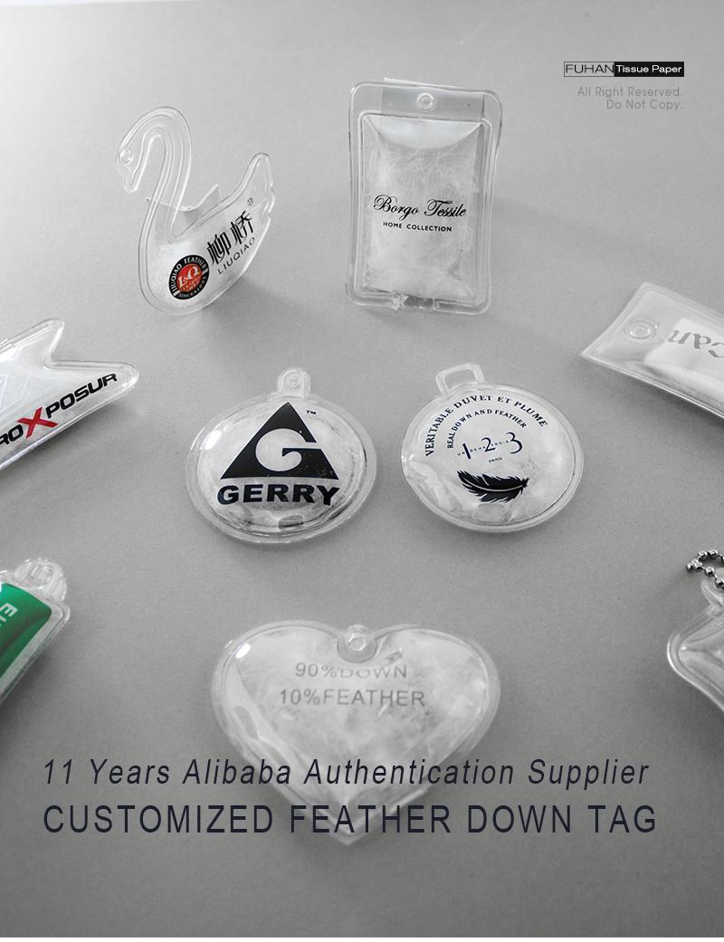 Hot Sell Fashion PVC Down Filled Inflatable Tag