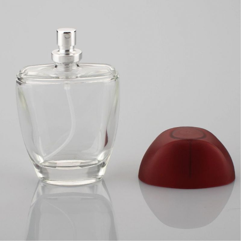 Transparent Glass Empty Cosmetic Bottles 100ml for Men