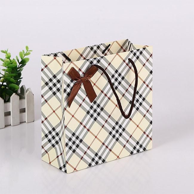 Eco Friendly Custom Logo Shopping Kraft Paper Bag